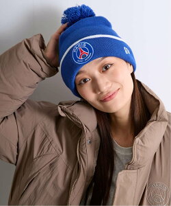 Paris Saint-Germain �yNEW ERA / �j���[�G���zCORE CUFF POM BEANIE PSG 1492243 7 �G�f�B�t�B�X �X�q �j�b�g�X�E�r�[�j�[ �l�C�r�[�y���������z