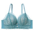 【ワンタッチで,美しいシルエットへ】ナイスバディフロントホックブラペタルレース