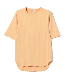 【SALE／50%OFF】BEAMS BOY Healthknit * BEAMS BOY / ヴィンテージ ボーダー リブ 5S ビームス アウトレット トップス カットソー・Tシャツ オレンジ グリーン パープル