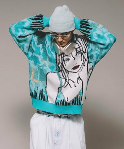 FREAK'S STORE 8bit(�t���[�N�X�X�g�A×�A�I�{�E�Y×�C�^�o���G) �t���[�N�X�X�g�A �g�b�v�X �j�b�g �u���[ �u���E���y���������z