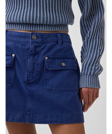 【SALE／59%OFF】GAP (W)ミッドライズ カーゴ ミニスカート・スコート ギャップ スカート ミニスカート ブルー グリーン【送料無料】