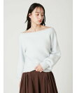 フォックスカシミアオフショルプルオーバー