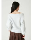 フォックスカシミアオフショルプルオーバー