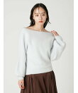 フォックスカシミアオフショルプルオーバー