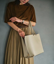 ROPE' 【A4対応】【E'POR】Y BAG Wide【通勤】 ロペ バッグ トートバッグ カーキグリーン ベージュ ブラウン ホワイト グレー ブラック【送料無料】