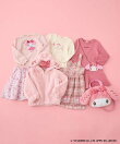 【マイメロディ&クロミ×ANY KIDS】チェック ジャンパースカート