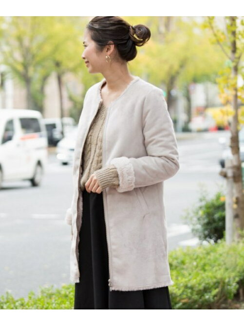 Urban Research Outlet ノーカラーフェイクムートンコート Rakuten Fashion 楽天ファッション 旧楽天ブランドアベニュー Cj8025