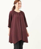 【SALE／50%OFF】eur3 【大きいサイズ】イレヘムチュニック エウルキューブ ワンピース・ドレス チュニッ…