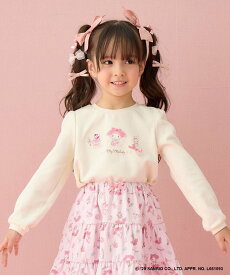 【SALE／20%OFF】ANY KIDS 【マイメロディ&クロミ×ANY KIDS】長袖Tシャツ エニィ トップス カットソー・Tシャツ パープル ベージュ
