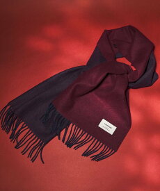 【SALE／40%OFF】UNITED ARROWS green label relaxing カシミヤ 100 リバー マフラー ユナイテッドアローズ グリーンレーベルリラクシング ファッション雑貨 マフラー・ストール・ネックウォーマー グリーン パープル ネイビー グレー ブラウン ワインレッド オ【送料無料】