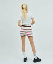 atmos pink Boder Knit Short Pants WHITE