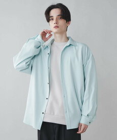 【SALE／33%OFF】WEGO MEN'S アムンゼンBIGシャツ ウィゴー トップス シャツ・ブラウス ブルー ベージュ グレー ブラック