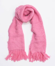 MAISON SPECIAL Shaggy knit Muffler メゾンスペシャル ファッション雑貨 マフラー・ストール・ネックウォーマー グレー ブラック ホワイト イエロー ブルー ピンク【送料無料】