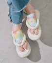 【SALE／20%OFF】CIAOPANIC TYPY 【GUNZE×TYPY】サンダルソックス チャオパニックティピー 靴下・レッグウェア 靴下 ブルー パープル オレンジ ピンク グレー ベージュ イエロー