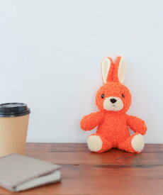 BEAMS JAPAN 【別注】童心 / フカフカ ぬいぐるみ ウサギ 橙 S ビームス ジャパン ファッション雑貨 その他のファッション雑貨 オレンジ