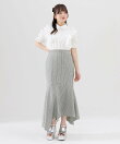 チェックマーメイドスカート