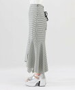 チェックマーメイドスカート