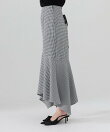 チェックマーメイドスカート