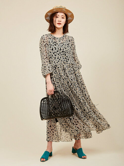 The Virgnia 楊流シフォン小花柄ワンピース Rakuten Fashion 楽天ファッション 旧楽天ブランドアベニュー R The Virgnia 楊流シフォン小花柄ワンピース Rakuten Fashion 楽天ファッション 旧楽天ブランドアベニュー R