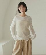 hellam マルチウェイメッシュスカーフ へラム ファッション雑貨 スカーフ・バンダナ ホワイト ブラック …