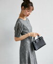 花柄レースフレアーシルエットドレス