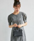 花柄レースフレアーシルエットドレス