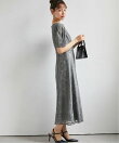 花柄レースフレアーシルエットドレス