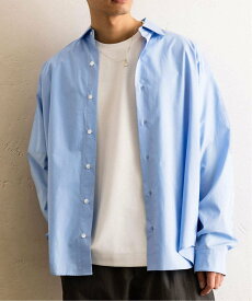 417 EDIFICE 【LE JAPON】 Akita レギュラーシャツ フォーワンセブン エディフィス トップス シャツ・ブラウス ブルー ホワイト【送料無料】