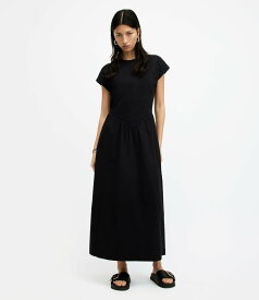 ALLSAINTS (W)FRANKIE DRESS オールセインツ ワンピース・ドレス ドレス ブラック【送料無料】