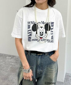 fredy emue 【GOOD ROCK SPEED/グッドロックスピード】Disney Mickey半袖Tシャツ フレディ アンド グロスター トップス カットソー・Tシャツ ピンク ネイビー ホワイト【送料無料】