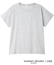 tsumori chisato SLEEP ツモリチサト スリープ トップス 4分袖 綿混(本体) 綿ベア天竺素材 Tシャツ ツモリチサトスリープ インナー・ルームウェア その他のインナー・ルームウェア グレー ブルー【送料無料】