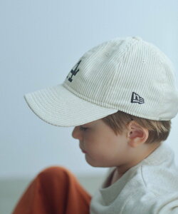 UNITED ARROWS green label relaxing <NEW ERA>コーデュロイ キャップ / MLB / Youth 9TWENTY Corduroy / キッズ ユナイテッドアローズ グリーンレーベルリラクシング 帽子 キャップ グレー ホワイト【送料無料