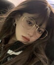 ユニセックス ビックフレーム スクエア 伊達メガネ cula737