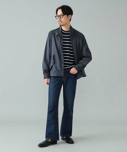 BEAMS F BARACUTA / G4 BOX LIGHT RIP JACKET �i�C���� �V���[�g�u���]�� �r�[���X ���� �W���P�b�g�E�A�E�^�[ �u���]���E�W�����p�[ �u���b�N �u���[ �l�C�r�[�y���������z