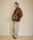巾着コーデュロイショルダーバッグ