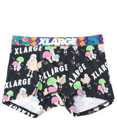 【SALE／30%OFF】XLARGE X-LARGE/(M)XL_鳥とキノコ ボクサーパンツ ハンドサイン インナー・ルームウェア ボクサーパンツ・トランクス ブラック レッド