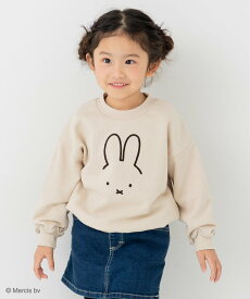 miffy ＜ミッフィー＞裏毛トレーナー チルツー トップス スウェット・トレーナー ピンク ホワイト