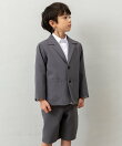 【4点セットスーツ】ジャケット+ハーフパンツ+シャツ+ネクタイ