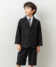 【4点セットスーツ】ジャケット+ハーフパンツ+シャツ+ネクタイ