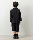 【4点セットスーツ】ジャケット+ハーフパンツ+シャツ+ネクタイ