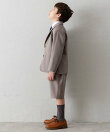 【4点セットスーツ】ジャケット+ハーフパンツ+シャツ+ネクタイ