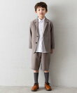 【4点セットスーツ】ジャケット+ハーフパンツ+シャツ+ネクタイ