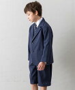 【4点セットスーツ】ジャケット+ハーフパンツ+シャツ+ネクタイ