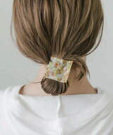 SMELLY マーブルスクエアバンス スメリー ヘアアクセサリー バレッタ・ヘアクリップ・ヘアピン ブラウン …