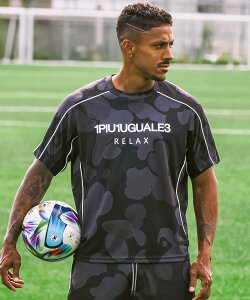 1PIU1UGUALE3 RELAX half sleeve t-shirts �V�t�H�� �g�b�v�X �J�b�g�\�[�ET�V���c �u���b�N �z���C�g�y���������z