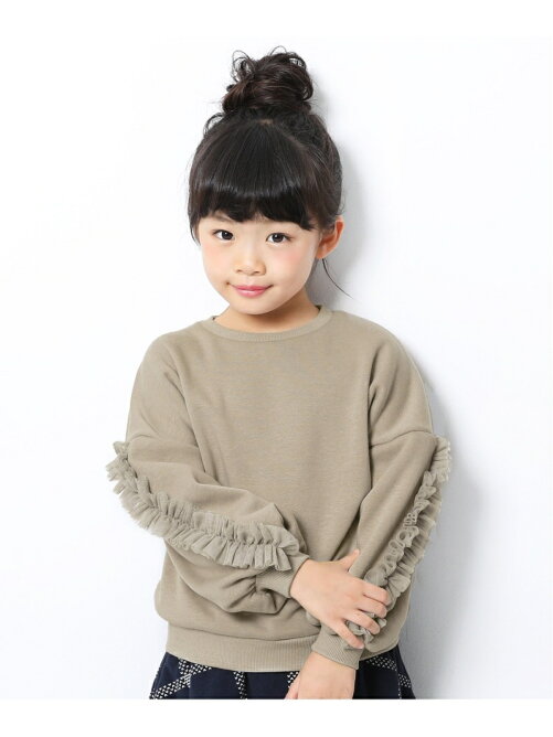 Devirock 裏シャギー袖チュール付きトレーナー 裏起毛 女の子 トップス 長袖 長そで デビロックストア 子供服 キッズ Rakuten Fashion 楽天ファッション 旧楽天ブランドアベニュー V Devirock 裏シャギー袖チュール付きトレーナー 裏起毛 女の子 トップス 長袖 長そで デビロックストア 子供服 キッズ Rakuten Fashion 楽天ファッション 旧楽天ブランドアベニュー V