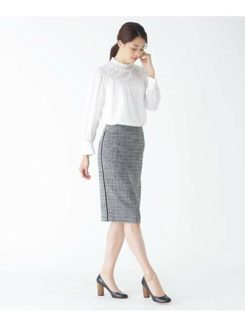 World Online Store サイドラインツイードタイトスカート Rakuten Fashion 楽天ファッション 旧楽天ブランドアベニュー Bw4029