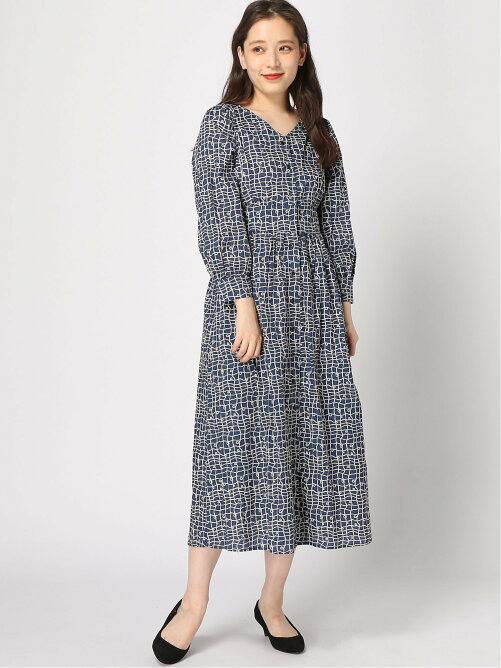 Te Chichi Techichi リバティプリント前釦ワンピース Rakuten Fashion 楽天ファッション 旧楽天ブランドアベニュー Ev5029