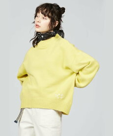 To b. by agnes b. WM31 PULLOVER ニューソフトニットプルオーバー アニエスベー トップス ニット イエロー【送料無料】