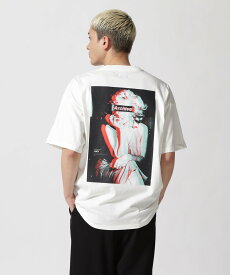 LHP A4A/エーフォーエー/MONROE s/s TEE エルエイチピー トップス カットソー・Tシャツ ホワイト ブラック【送料無料】